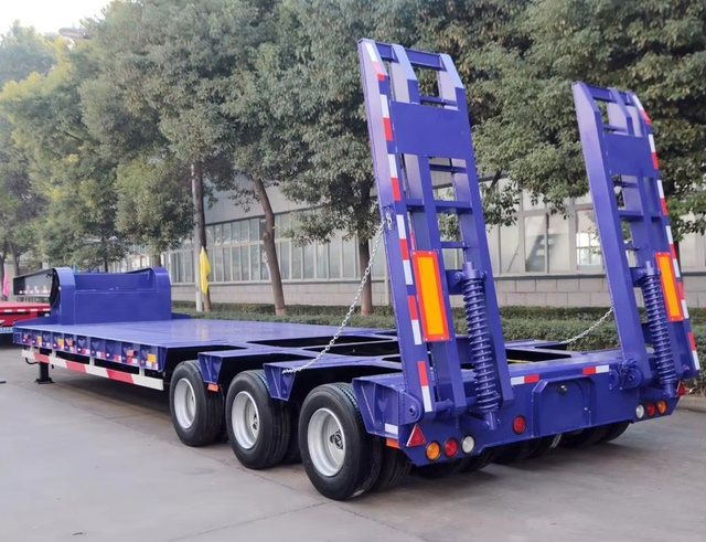 High Capacity Chengxin Lowbed Semi Trailer for Heavy Loads