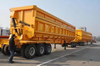 Heavy Duty 3 Axle Side Dump Semi Trailer