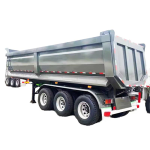 Customized End Dump Trailer Multi-axle Tipper 