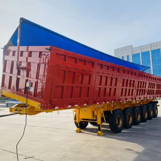 Hydraulic Side Unloading Semi Trailer