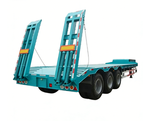 Chengxin 3 Axle Lowbed Semi Trailer | 60-80 Ton Lowboy for Sale
