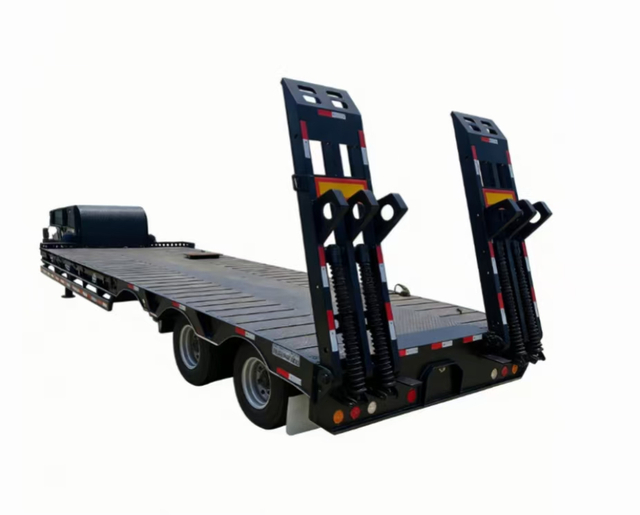 High-Performance Lowbed Semi Trailer for Heavy-Duty Transport