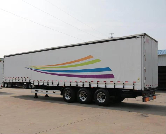 Heavy Duty Side Curtain Trailer with Sliding Roof
