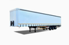 Heavy Duty Side Curtain Trailer with Sliding Roof