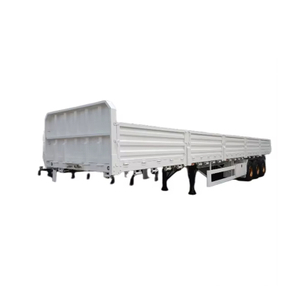 Heavy-Duty 40 Ton Tri-Axle Sidewall Semi Trailer for Sale Worldwide
