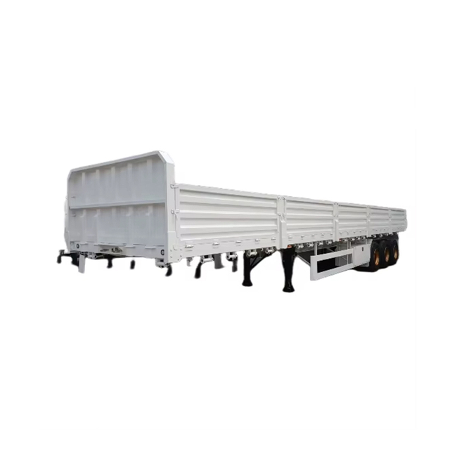 Heavy-Duty 40 Ton Tri-Axle Sidewall Semi Trailer for Sale Worldwide