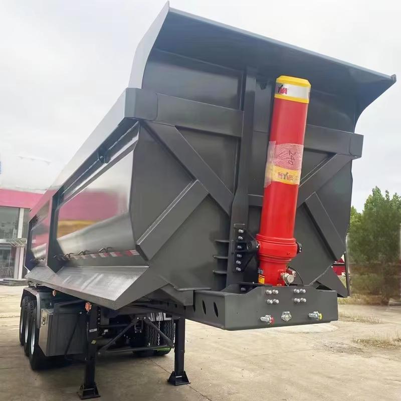 Customized End Dump Trailer Multi-axle Tipper 
