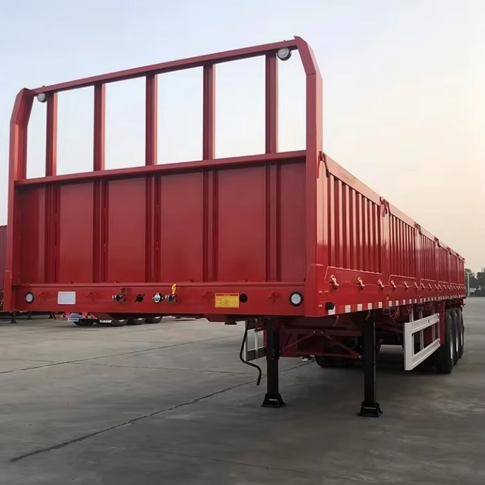 Multi-functional Drop Side Wall Semi Trailer with Container Locks