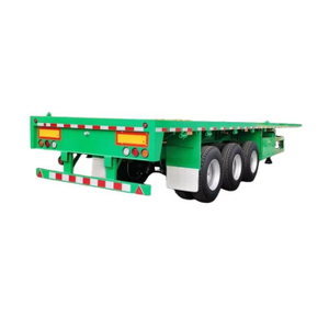Chengxin High Strength 3 Axle Flatbed Semi Trailer for Container and Bulk Cargo Transport