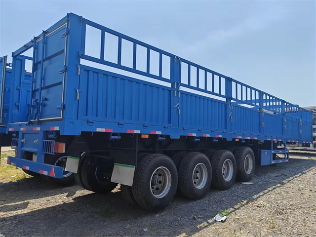 Tri-axle Dropside Cargo Trailer with 1200mm Sideboards