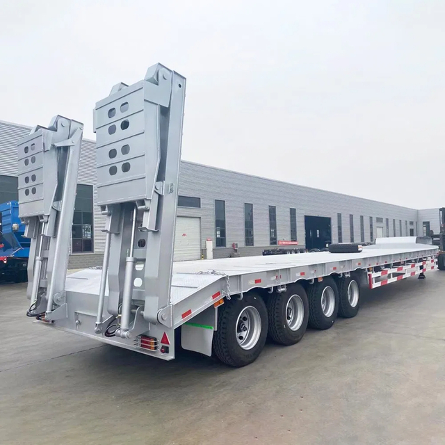 Durable Lowboy Trailer for Cargo Transport and Heavy Equipment
