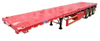 3 Axle 40ft Flatbed Semi Trailer Heavy Duty Container Platform Trailer for Sale
