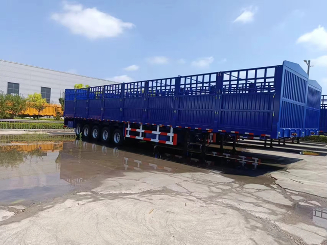 Heavy Duty3 Axle Stake Fence Semi Trailer