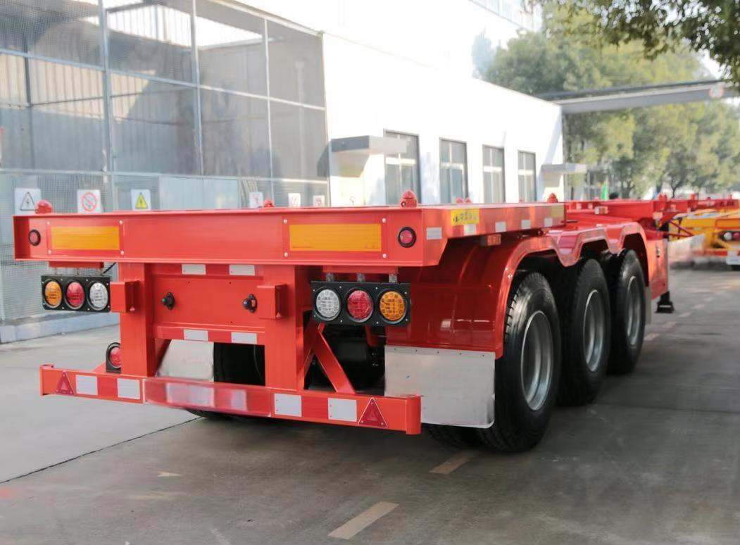 40ft Tri-axle Skeleton Semi Trailer for Container Transport