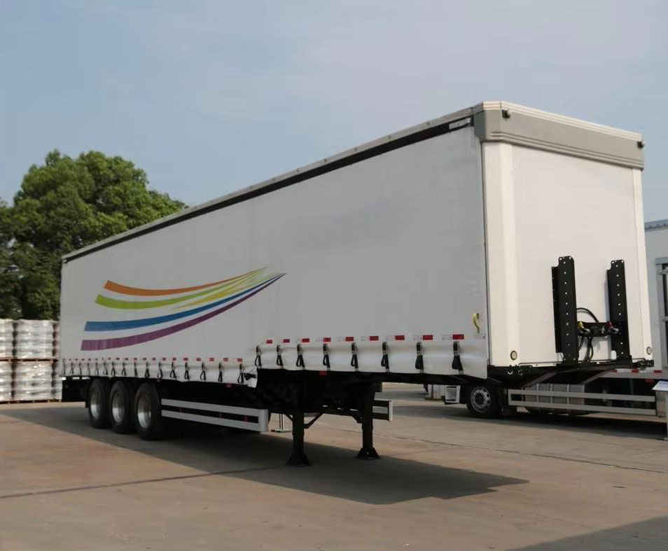 Heavy Duty Side Curtain Trailer with Sliding Roof