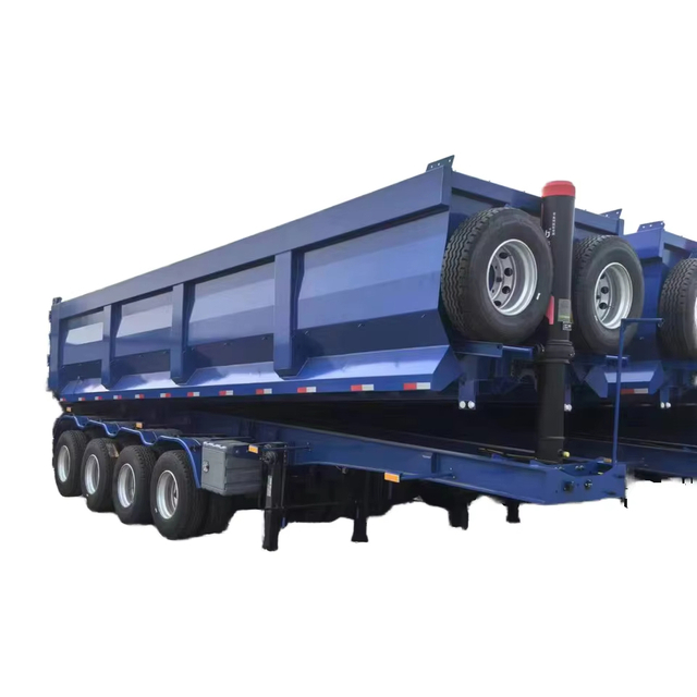 Reinforced Quarry Dump Semi Trailer with Heavy Duty Suspension