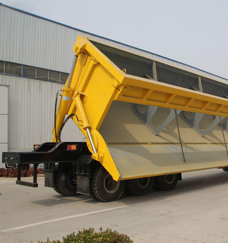 Heavy Duty 3 Axle Side Dump Semi Trailer