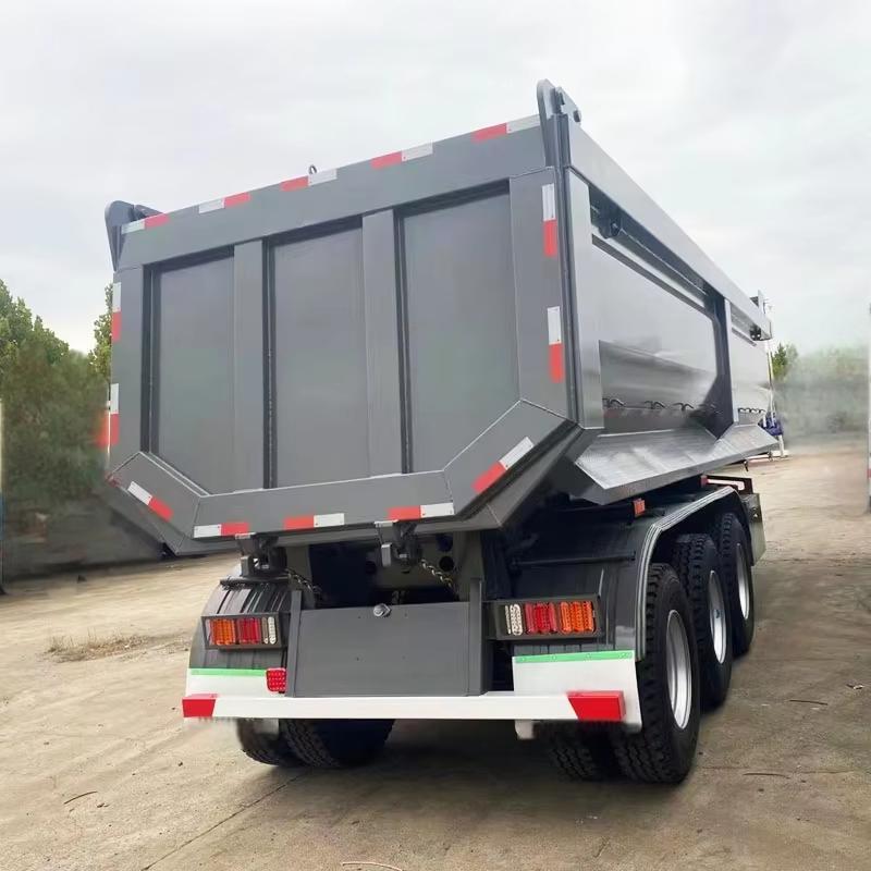 Customized End Dump Trailer Multi-axle Tipper 
