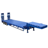 3 Axle 60 Ton Lowbed Semi Trailer Heavy Duty Excavator Transport Trailer