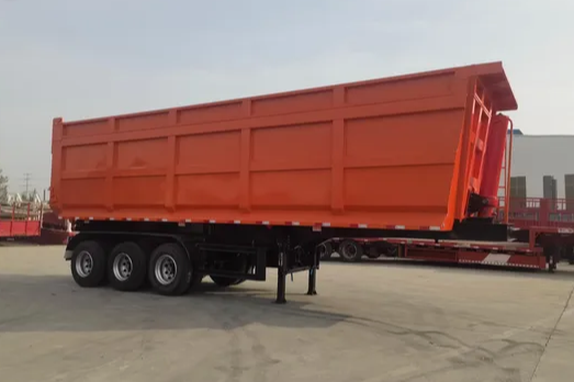 Heavy Duty 3 Axle Rear Dump Semi Trailer for Sale