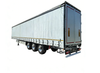 Weatherproof PVC Curtain Side Cargo Trailer