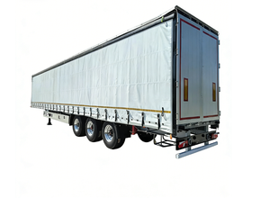 Weatherproof PVC Curtain Side Cargo Trailer