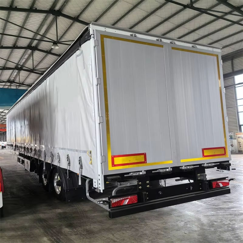 Weatherproof PVC Curtain Side Cargo Trailer