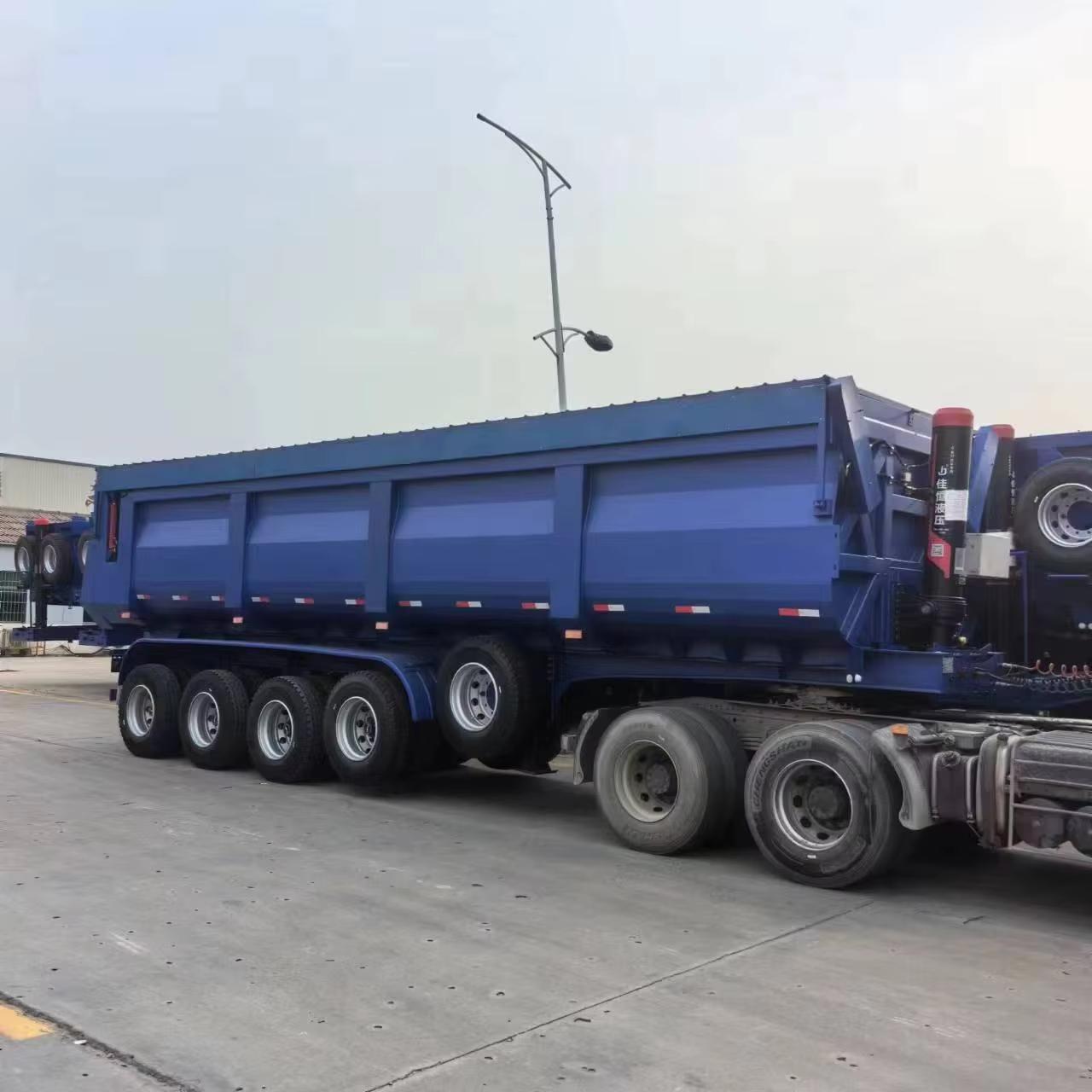 Reinforced Quarry Dump Semi Trailer with Heavy Duty Suspension