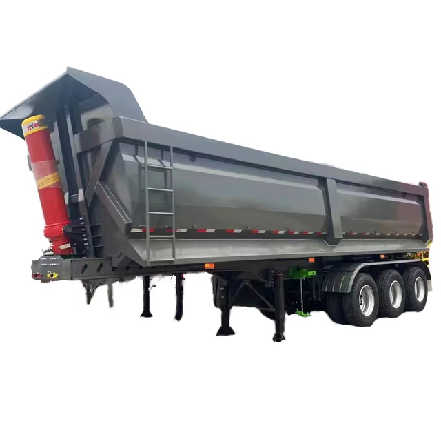 Customized End Dump Trailer Multi-axle Tipper 