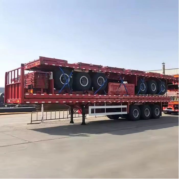 Multi-functional Drop Side Wall Semi Trailer with Container Locks