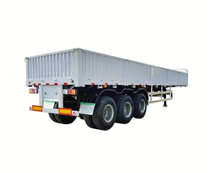 Heavy Duty 3 Axle 60-80 Tons Sidewall Semi Trailer for Cargo Transport