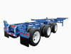 High Strength Steel Skeleton Chassis for Heavy Container Hauling