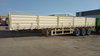 Heavy Duty 3 Axle 60-80 Tons Sidewall Semi Trailer for Cargo Transport