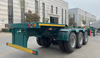 Gooseneck Type Skeleton Semi Trailer for Low Gravity Transport