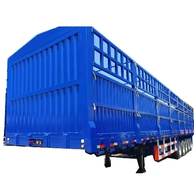 Heavy Duty3 Axle Stake Fence Semi Trailer