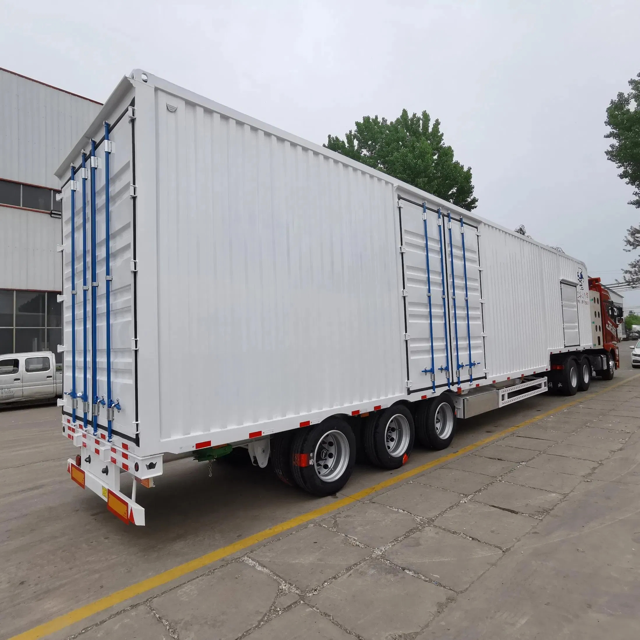 Lightweight Aluminum Van Semi Trailer Custom Dry Van Manufacturer 