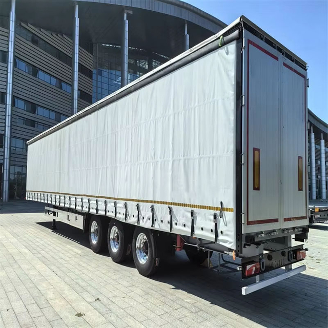 Weatherproof PVC Curtain Side Cargo Trailer
