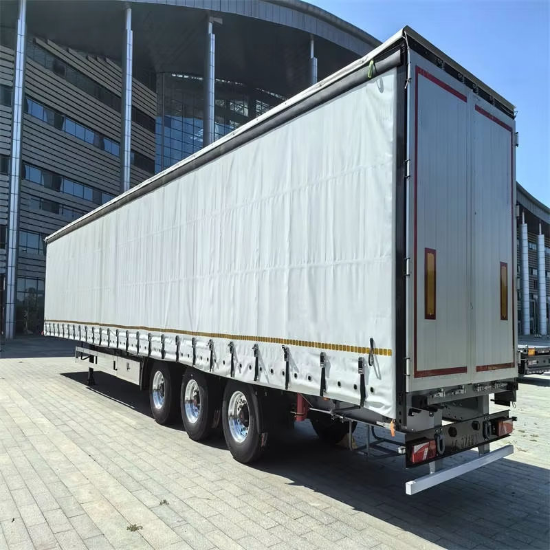 Weatherproof PVC Curtain Side Cargo Trailer