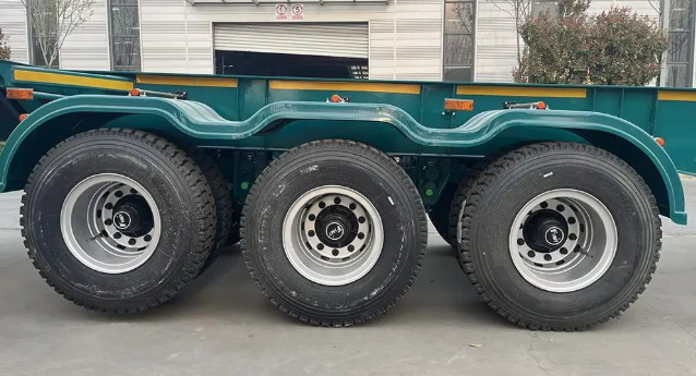 Gooseneck Type Skeleton Semi Trailer for Low Gravity Transport