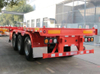 3 Axle Heavy Duty Skeleton Semi Trailer for Transport