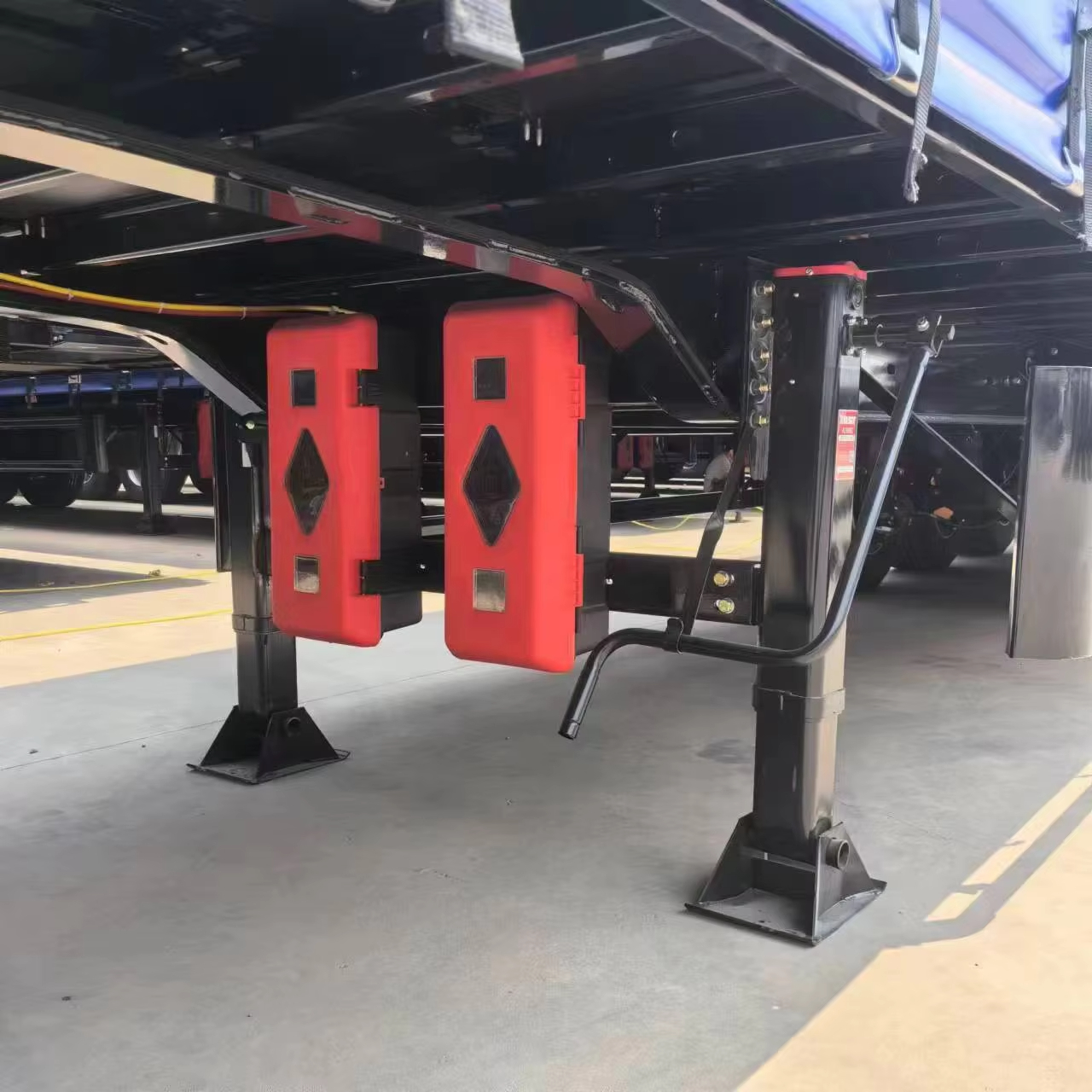 Reinforced Quarry Dump Semi Trailer with Heavy Duty Suspension