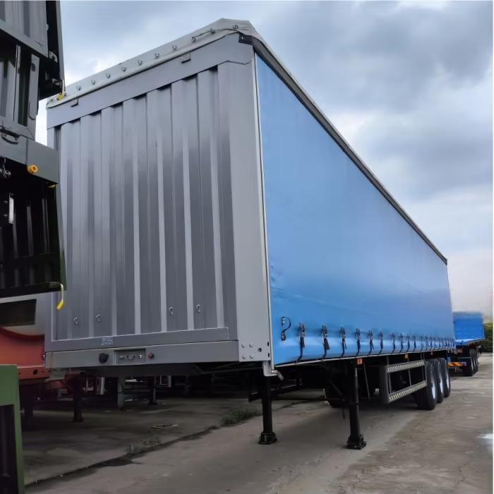 Double Deck Curtain Side Trailer for Maximum Capacity