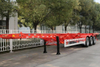 20ft Dual-axle Skeleton Chassis Trailer for Port Logistics