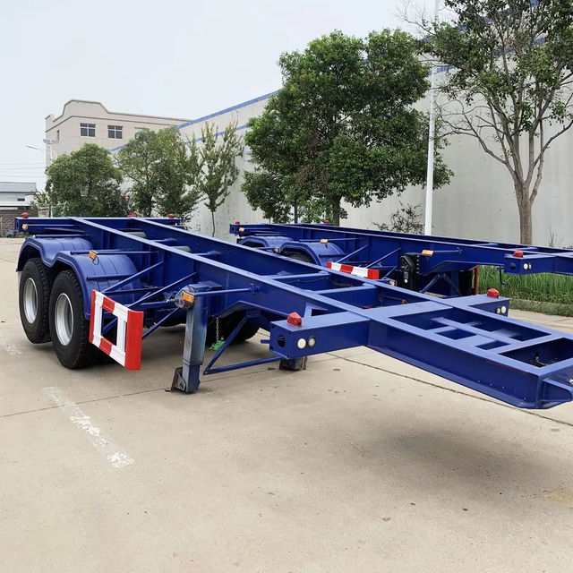 High Strength Steel Skeleton Chassis for Heavy Container Hauling