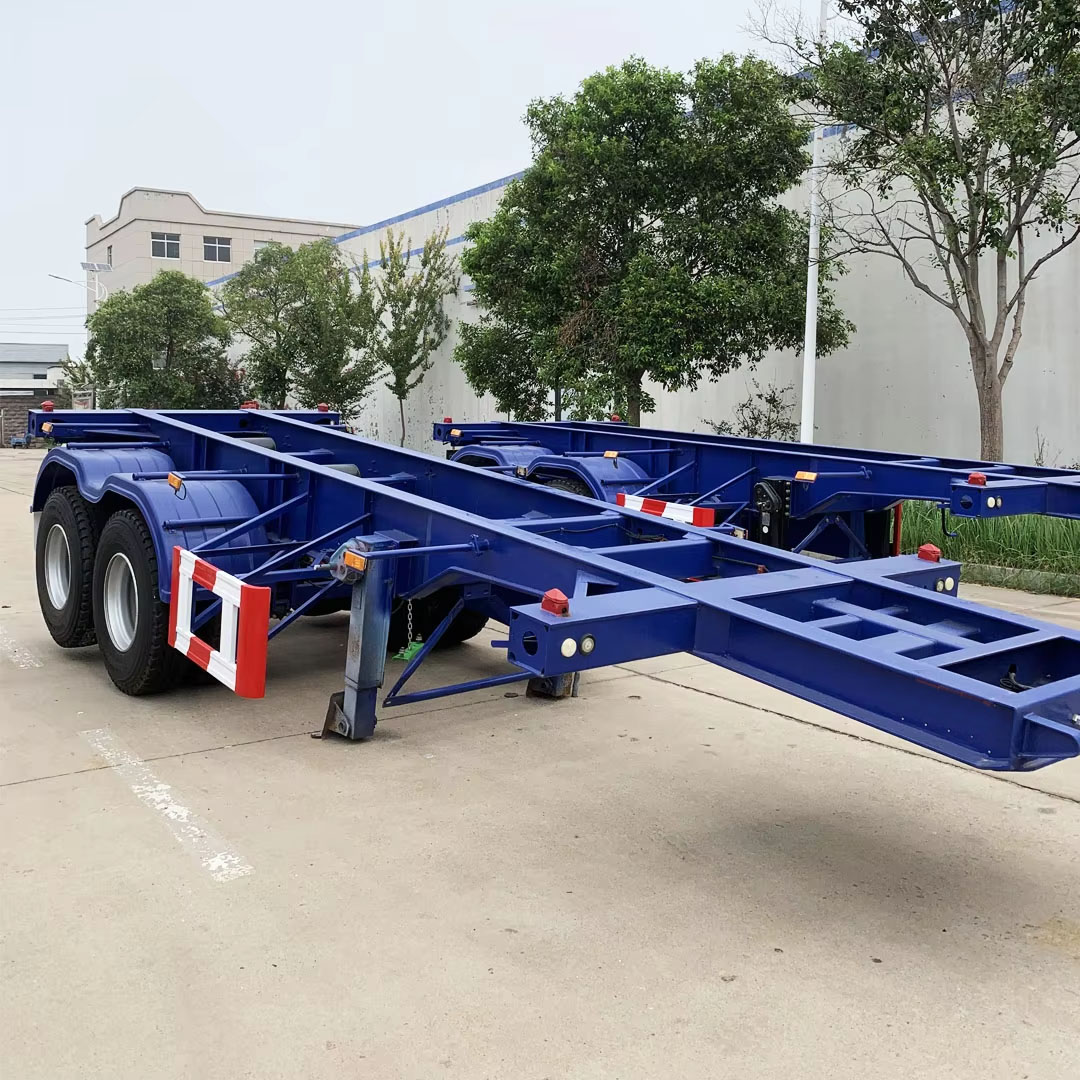 High Strength Steel Skeleton Chassis for Heavy Container Hauling