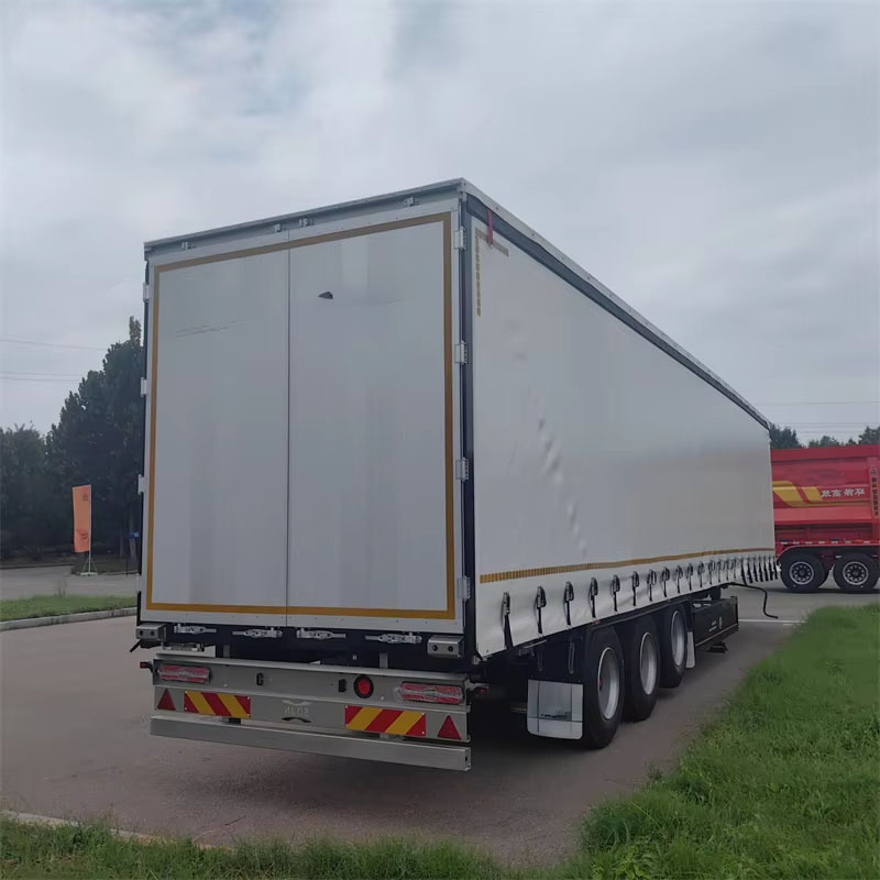 Weatherproof PVC Curtain Side Cargo Trailer