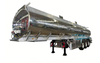 Heavy Duty Aluminum Alloy Fuel Tanker Trailer for Gasoline