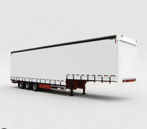 High Volume 45ft Curtain Side Semi Trailer Engineering Solution