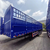 Reinforced Steel Fence Semi Trailer for Livestock and Grain Transport