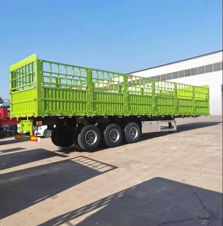 60-80 Ton High Capacity Sidewall Semi Trailer – Rugged Construction